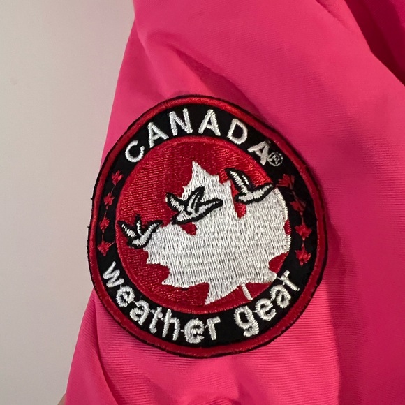 Canada Weather Gear girls faux fur waterproof parka fuchsia 5/6 - Picture 5 of 10
